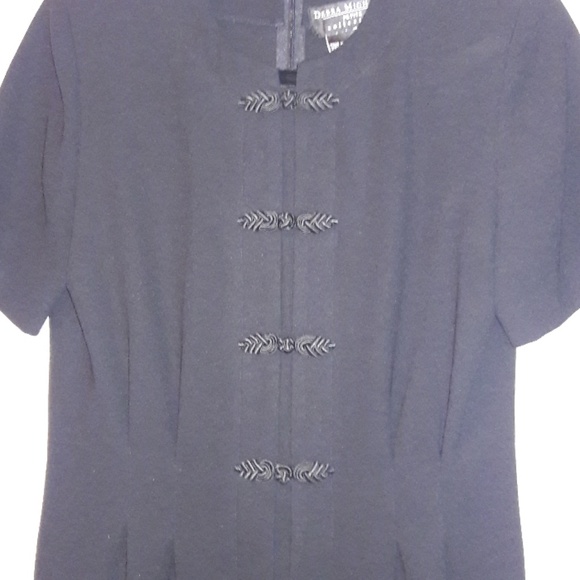 Black Detailed Little Black Dress - Picture 3 of 5